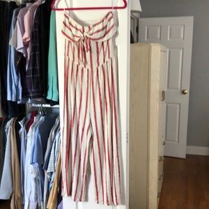 Love tree Strapless jump suit NWT